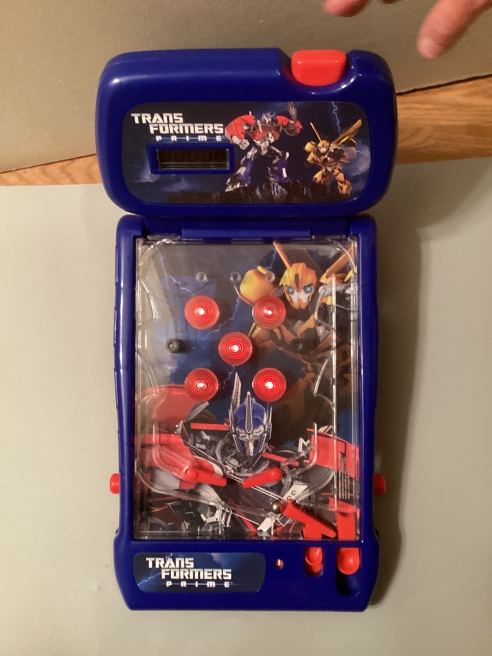 Vintage Transformers Prime Tabletop Pinball Machine game
